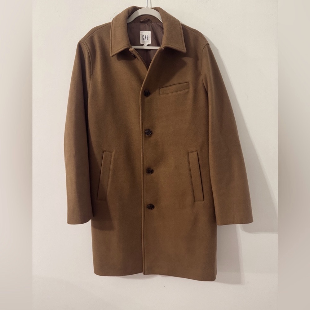 GAP Women's Tan Pea Coat
